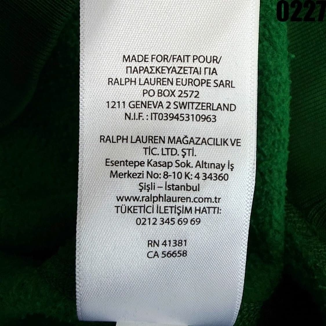 폴로 랄프로렌 RL1967 프린트 맨투맨 스웨트셔츠 S 0227  상품이미지8