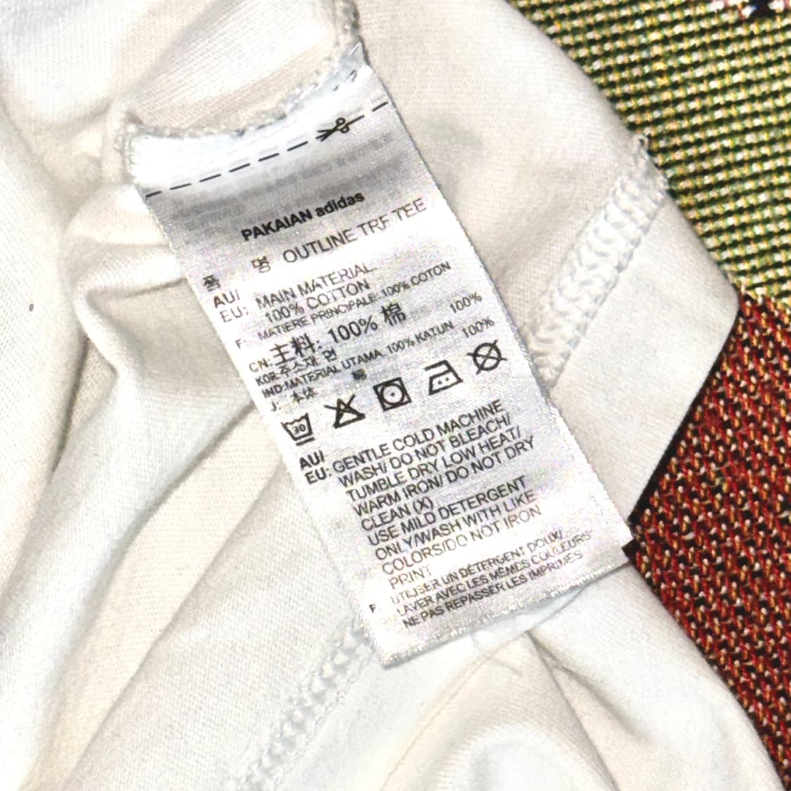 Adidas Originals 화이트 빅 트레포일 반팔티 J/L 상품이미지7