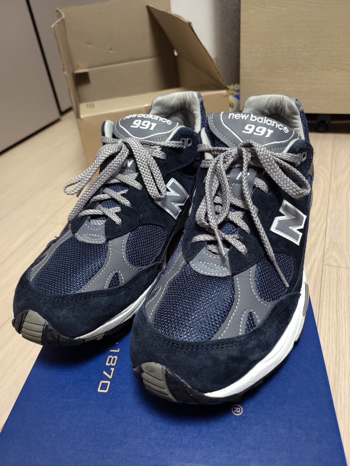 뉴발란스 991 네이비 285 상품이미지1