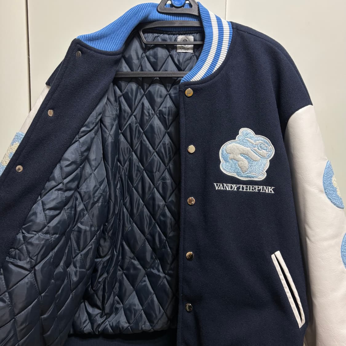 더반디핑크 래빗 바시티 자켓 점퍼 네이비 상품이미지9