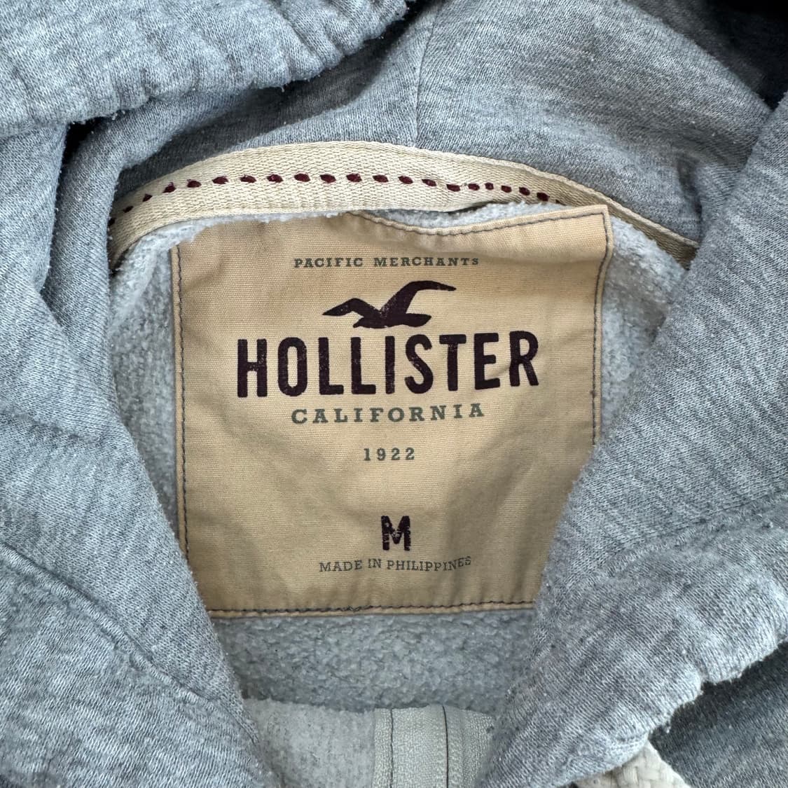 Hollister 홀리스터 사이드로고 그레이 후드집업 상품이미지6