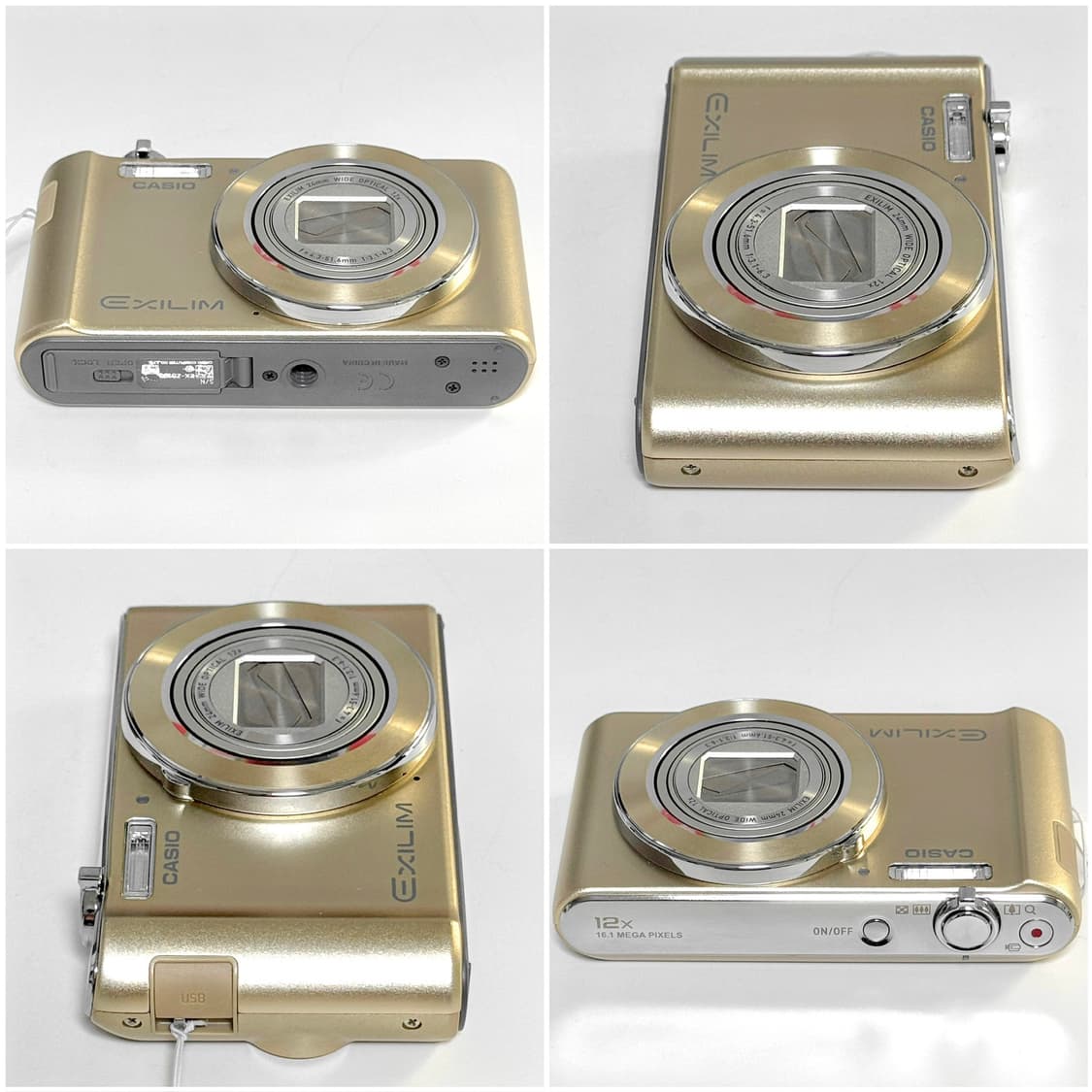 카시오 엑슬림 ZS190 샴페인골드 빈티지디카 상품이미지3