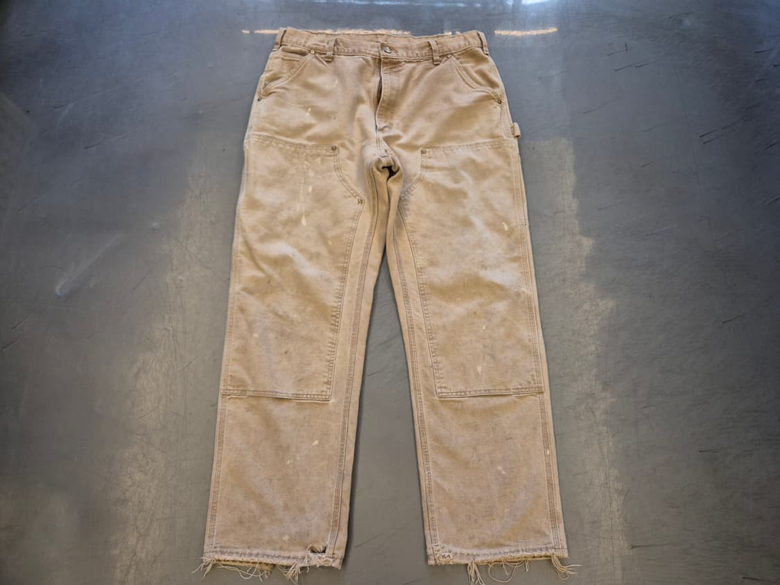 00s 칼하트 디스트레스드 더블니 팬츠 상품이미지1