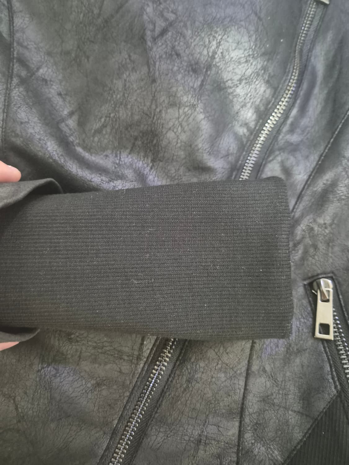 코벳 페이크레더 자켓 2사이즈 상품이미지2