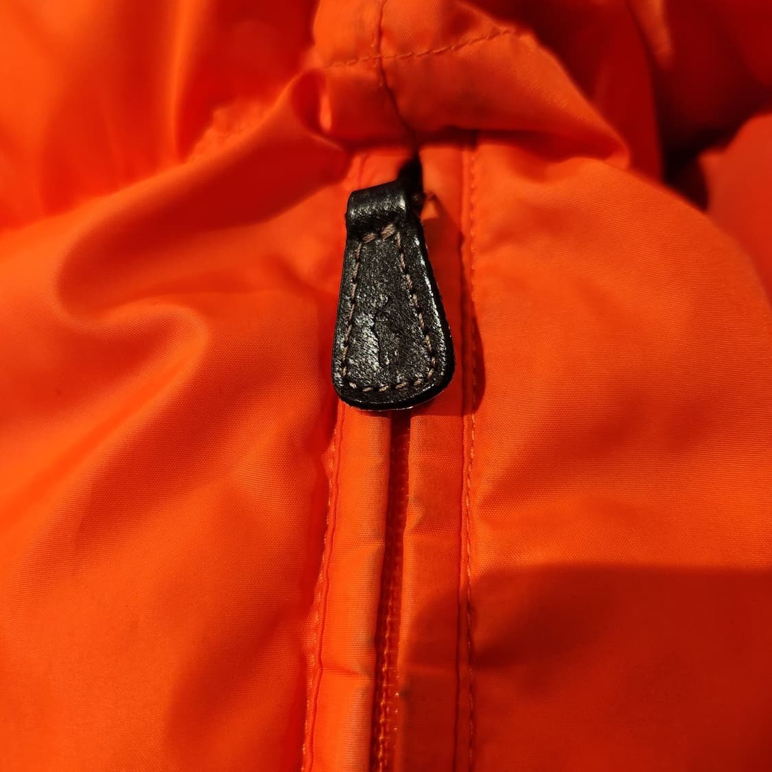 폴로랄프로렌 00s 오렌지 푸퍼 덕다운 패딩 XL 람포지퍼 상품이미지6