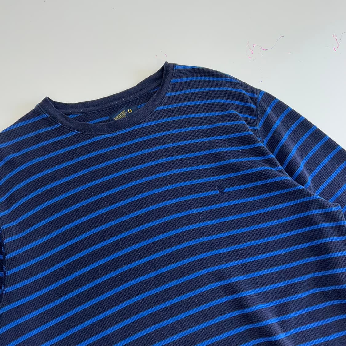 Polo 폴로 네이비 포니 블루 네이비 스트라이프 롱슬리브 상품이미지4