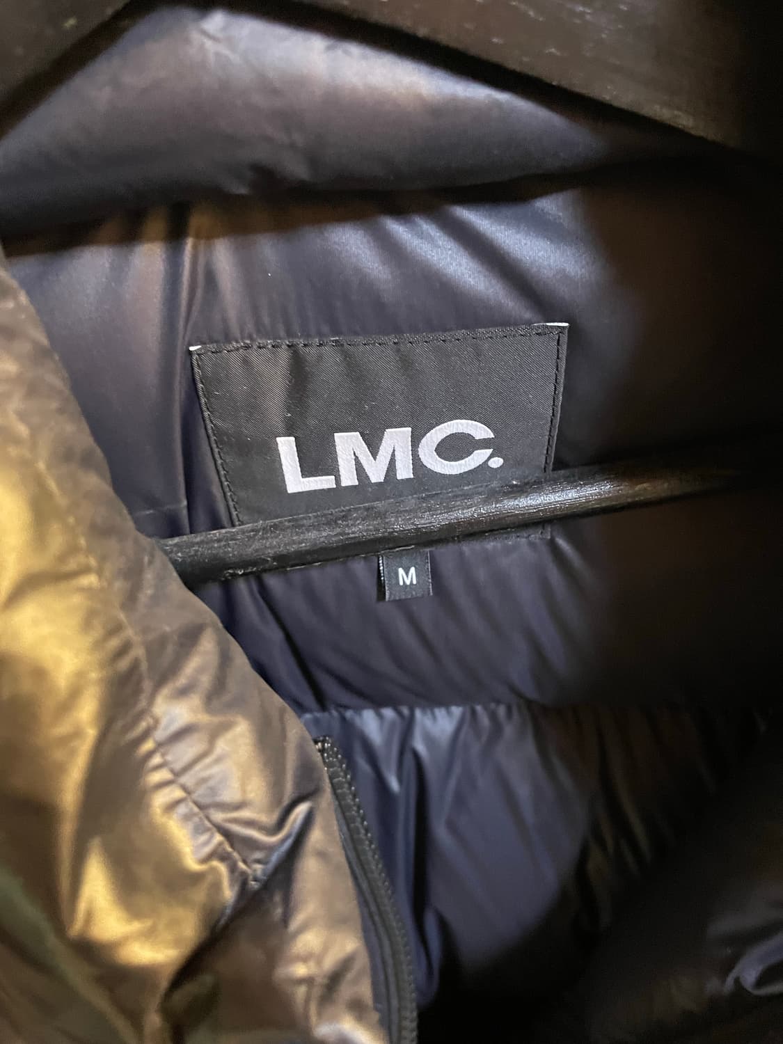 LMC 유광 패딩 블랙 M 상품이미지3