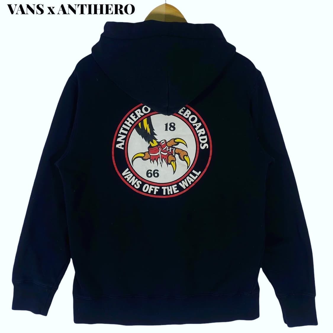 Vans x anti-hero hood zip-up 상품이미지1