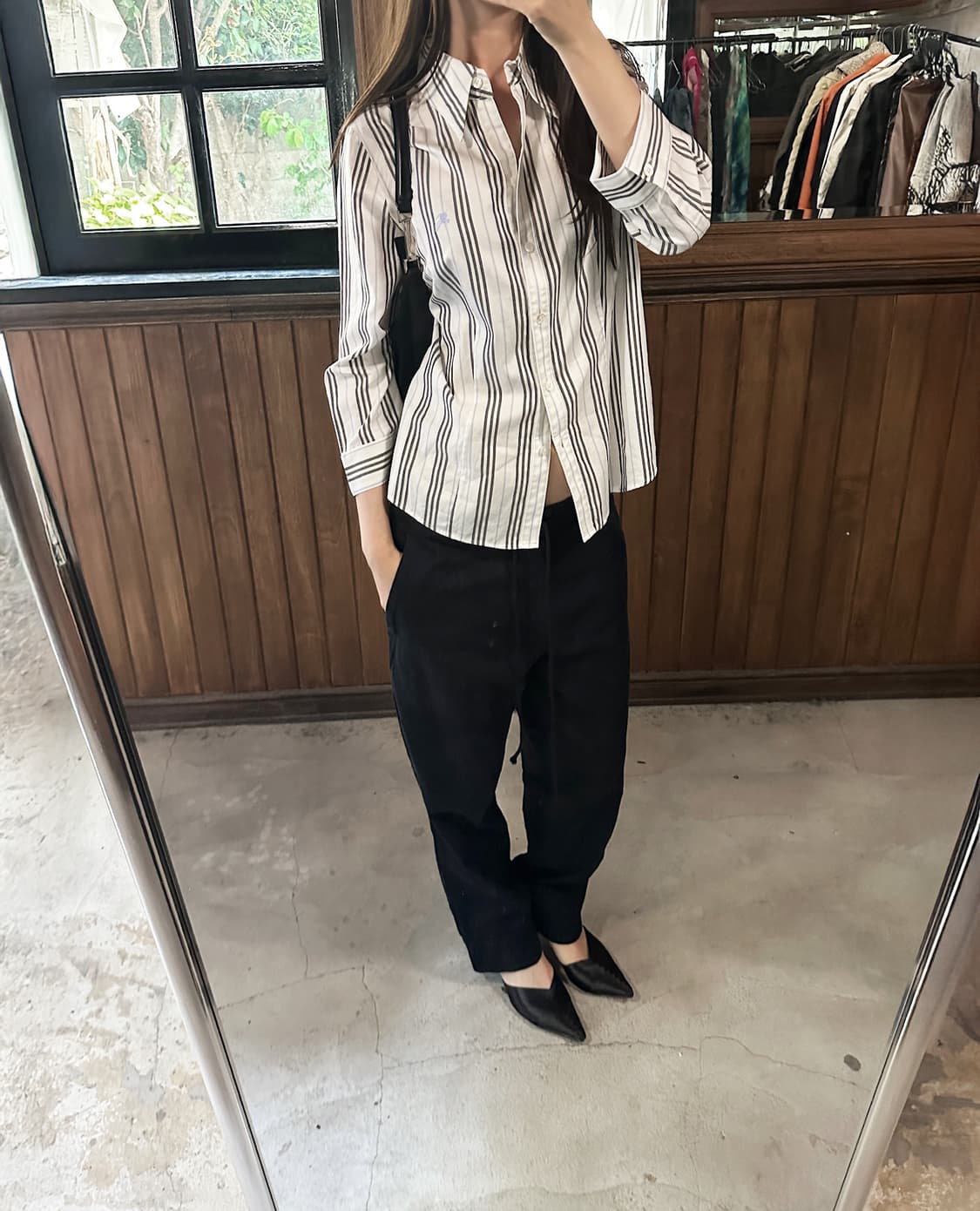 Y'S cotton cropped pants 상품이미지3