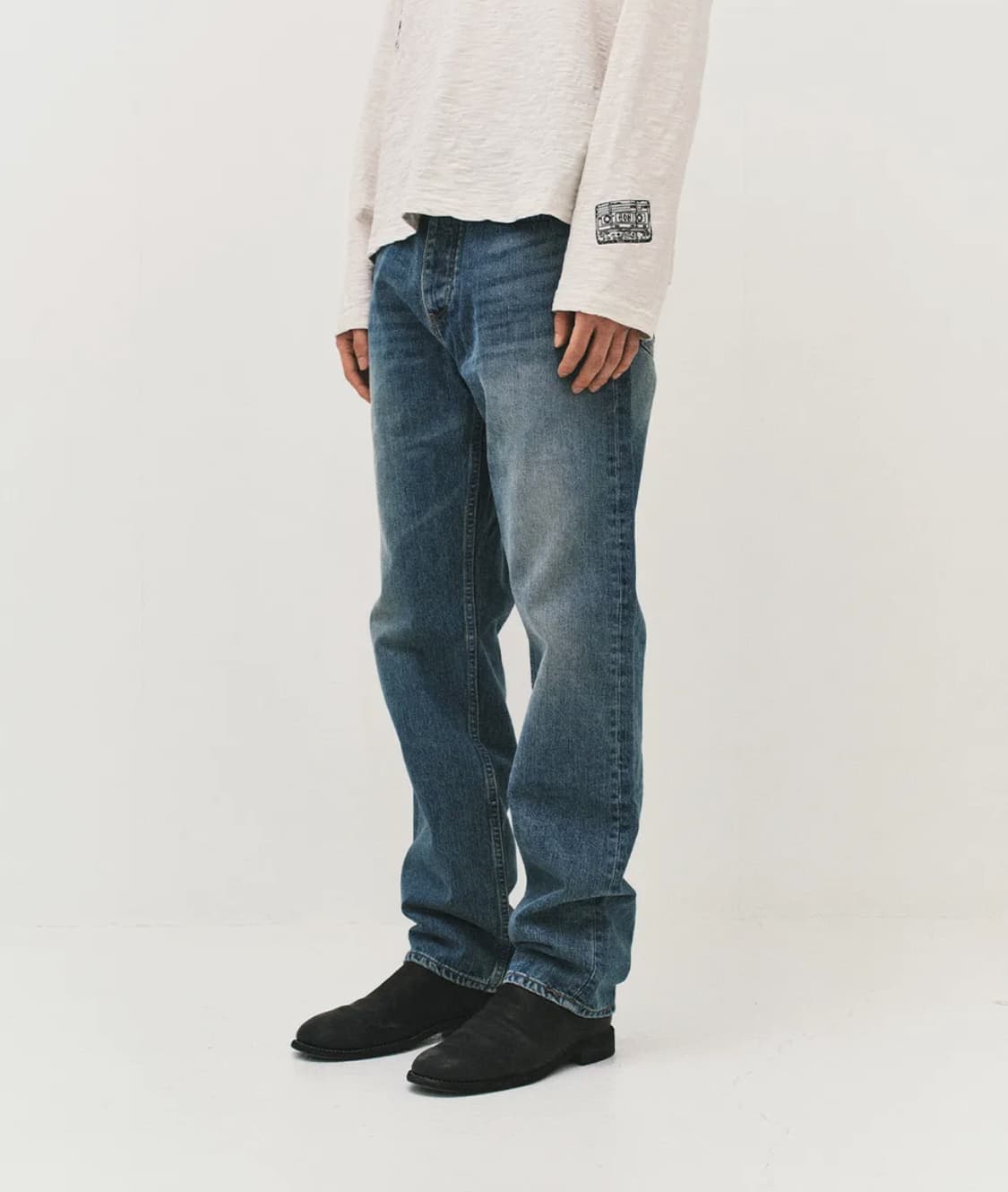 서피스에디션 LOST STRAIGHT DENIM PANTS INDIGO 상품이미지1