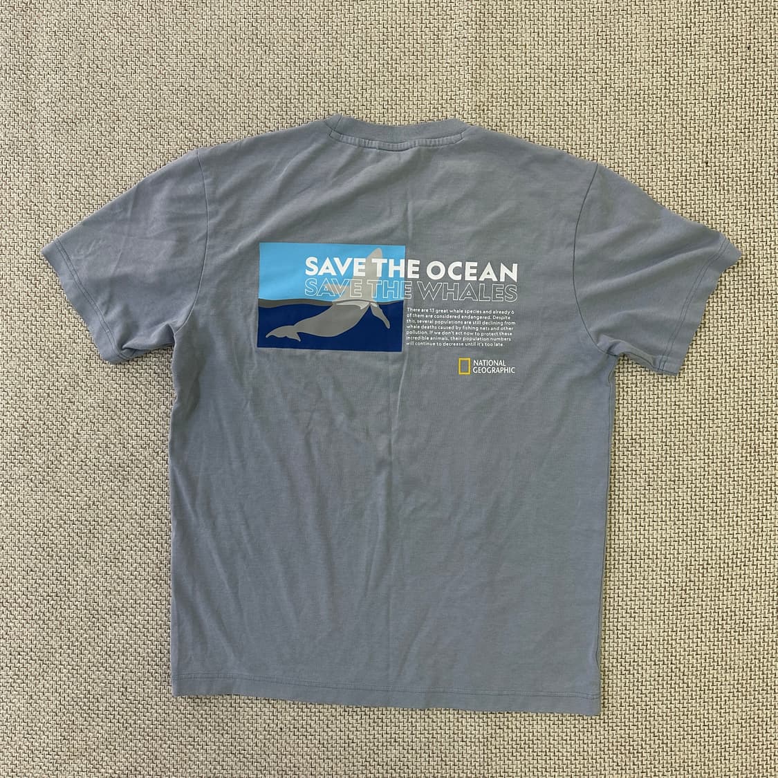 M 내셔널지오그래픽 로고 반팔티 0414D 상품이미지4