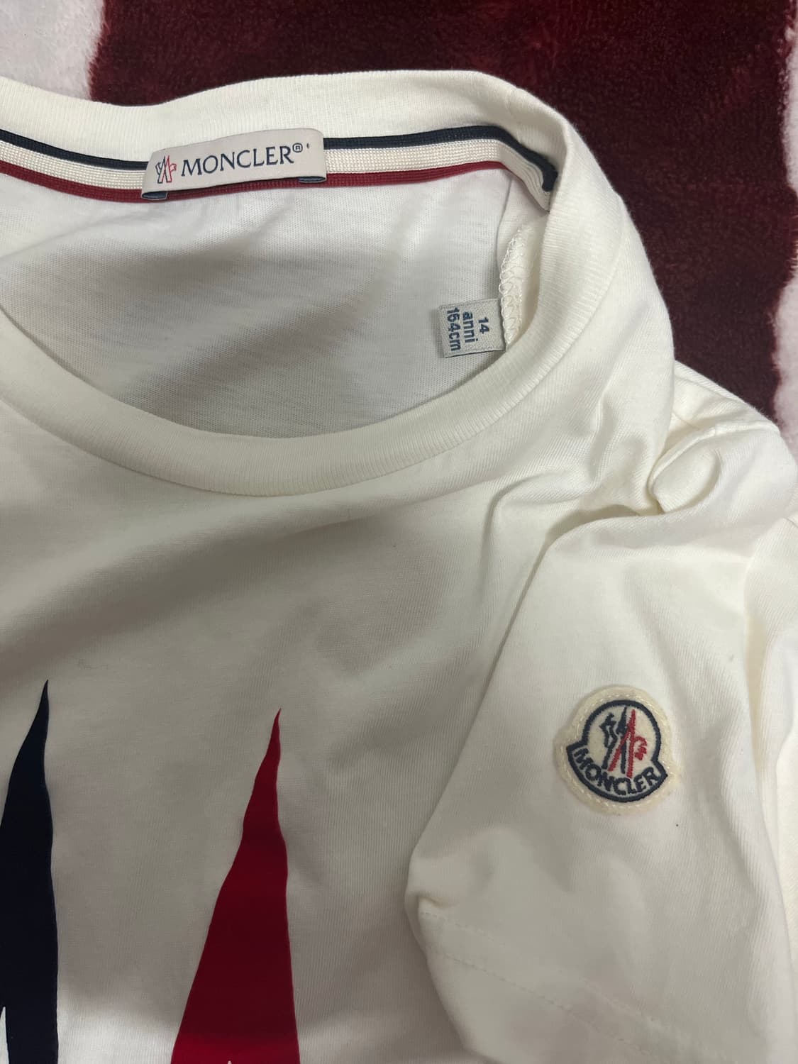 MONCLER MAGLIA T-SHIRT 반팔티 14사이즈 정품 상품이미지2