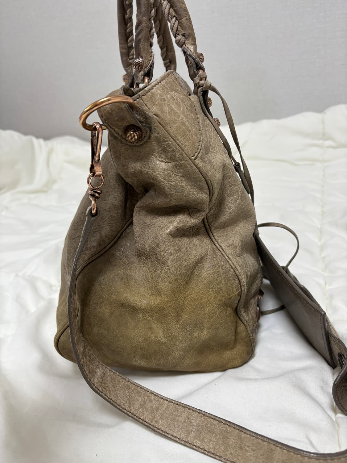 발렌시아가 모터백 브라운M 상품이미지7