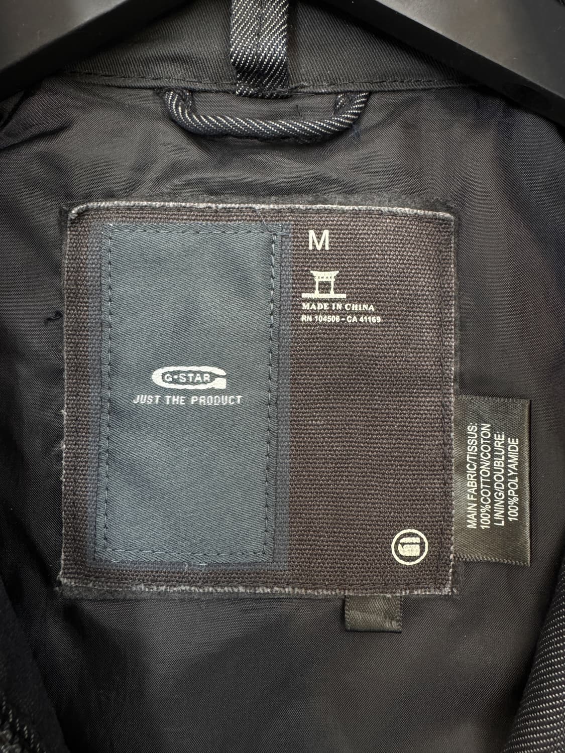 지스타로우 데님 집업 봄버 자켓 상품이미지7