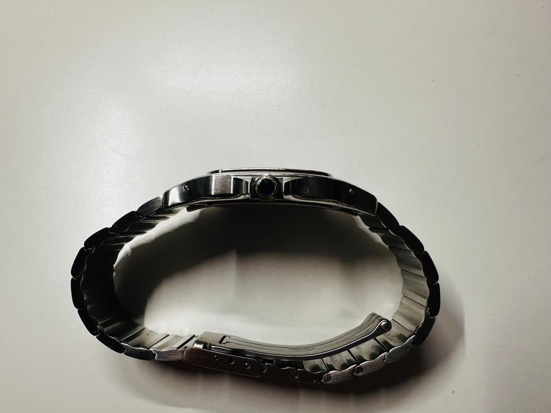 까르띠에 산토스 갈베 블루 다이얼 29mm 쿼츠 시계 급처 상품이미지6