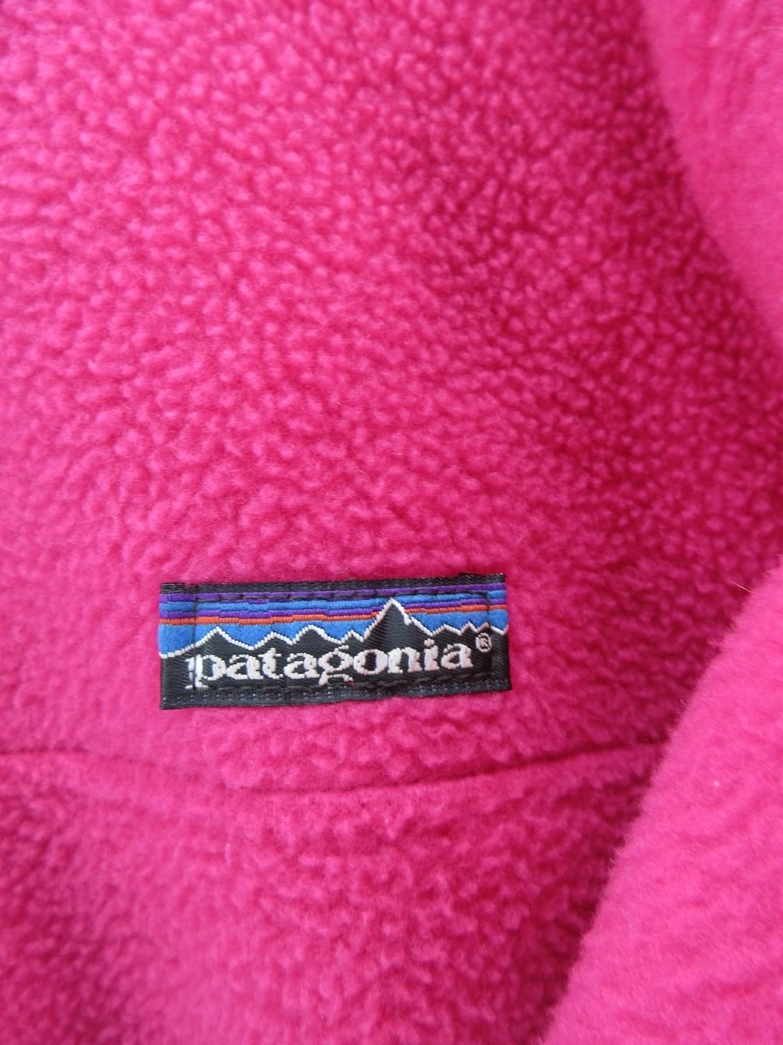 90s 파타고니아 신칠라 스냅-T 핑크/블루 USA 상품이미지3