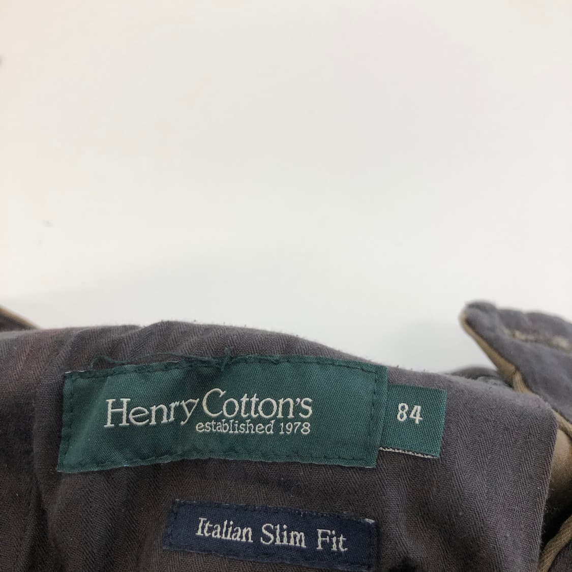 헨리코튼 이탈리안 슬림핏 가먼트치노팬츠 33 인치 상품이미지5