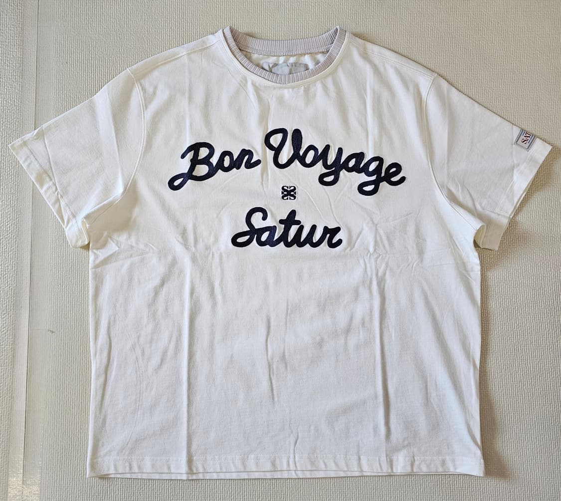 세터 반팔티 XL Satur Logo Voyage resort ivory 상품이미지2