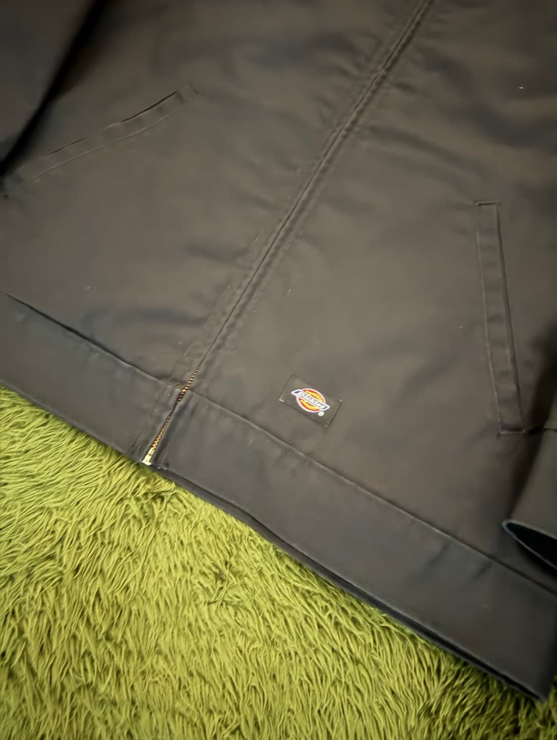 [L] 디키즈 인슐레이티드 아이젠하워 릴렉스 핏 워 크 자켓 블랙 상품이미지3