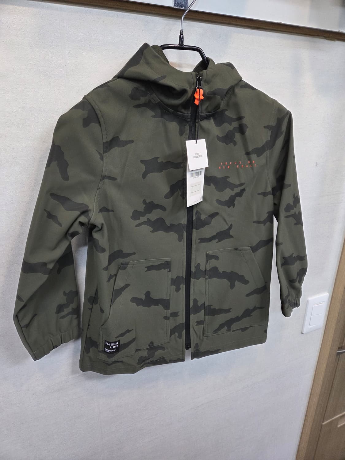 자라 키즈 밀리터리 카모 안감기모 방수 후드자켓 7 122cm 상품이미지6