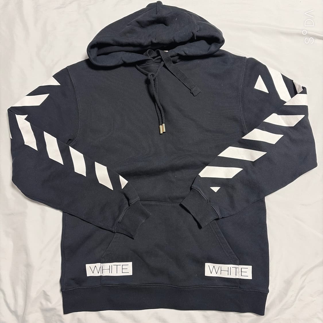 Off-White 오프화이트 블랙 후드티 상품이미지1