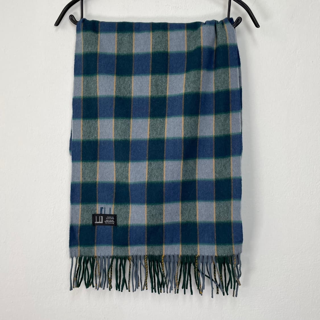 던힐 dunhill 체크 램스울 머플러 목도리 상품이미지1