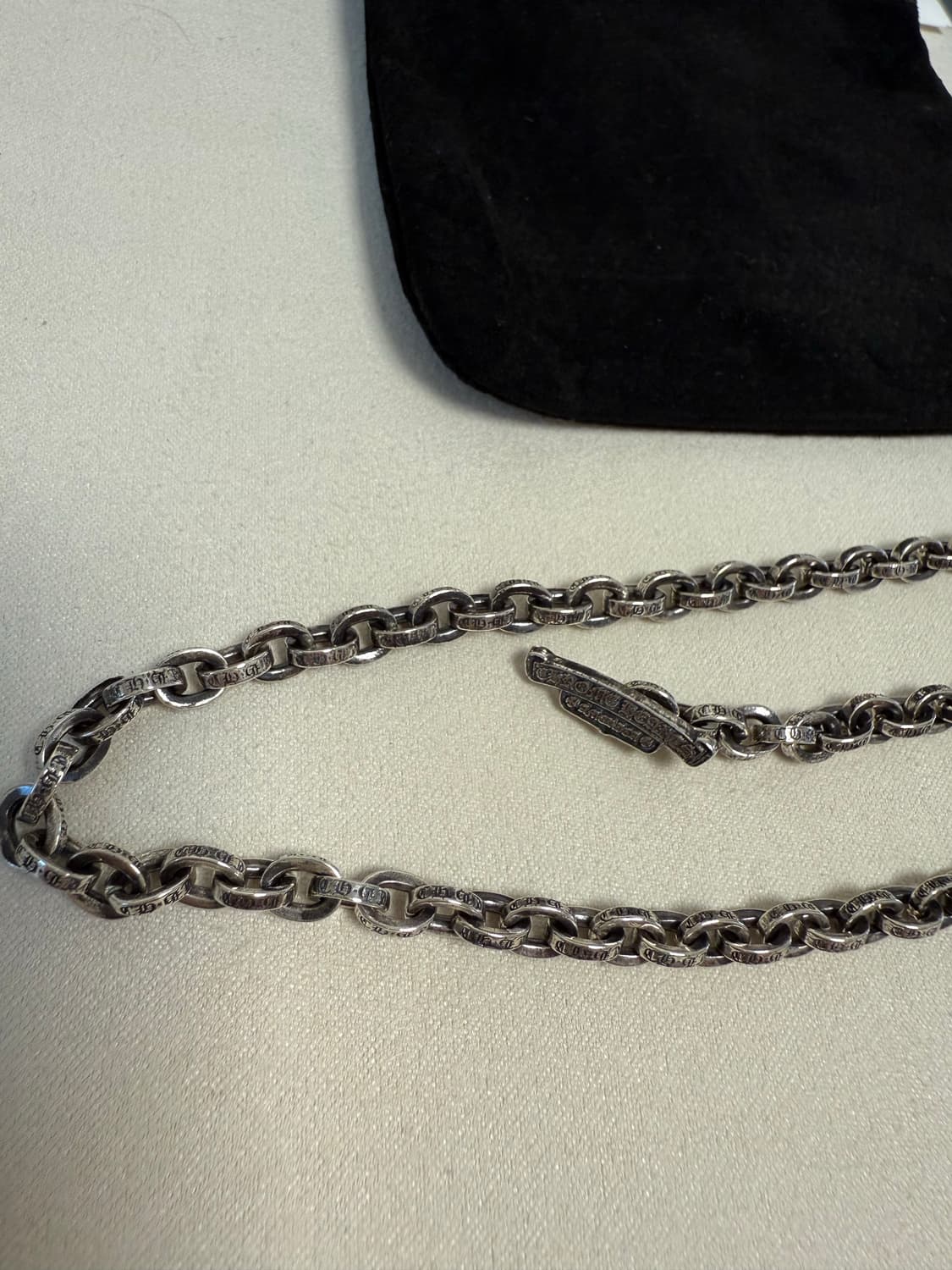 크롬하츠 T바 페이퍼 월렛체인  20인치 상품이미지5