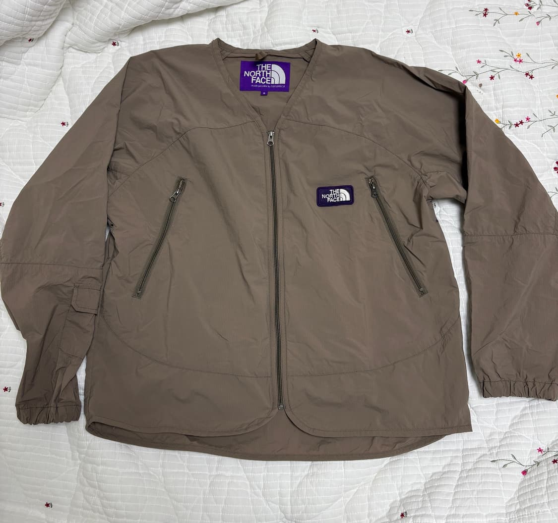 노스페이스 퍼플라벨 나나미카 나일론 립스탑 가디건 자켓 베이지 S 상품이미지1