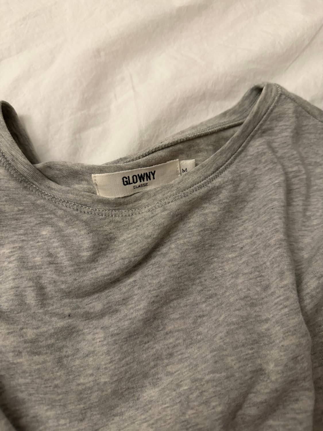 GLOWNY 글로니 클래식 롱슬리브 그레이 상품이미지3