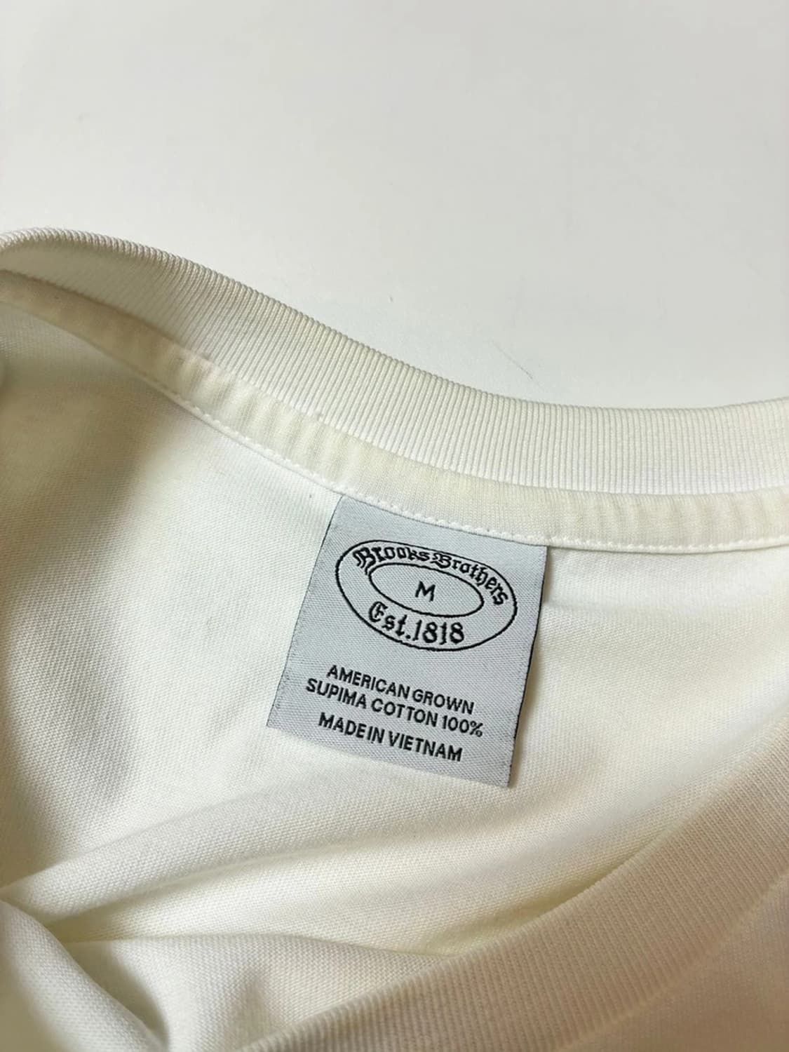 브룩스브라더스 클래식 베이직 반팔 티셔츠 PN8697 상품이미지6