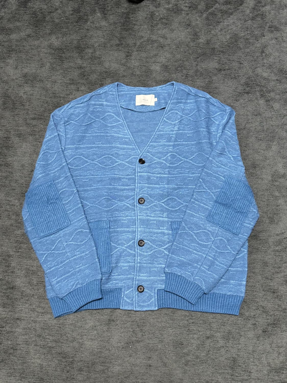 Fine Wool Patterned Cardigan 상품이미지1