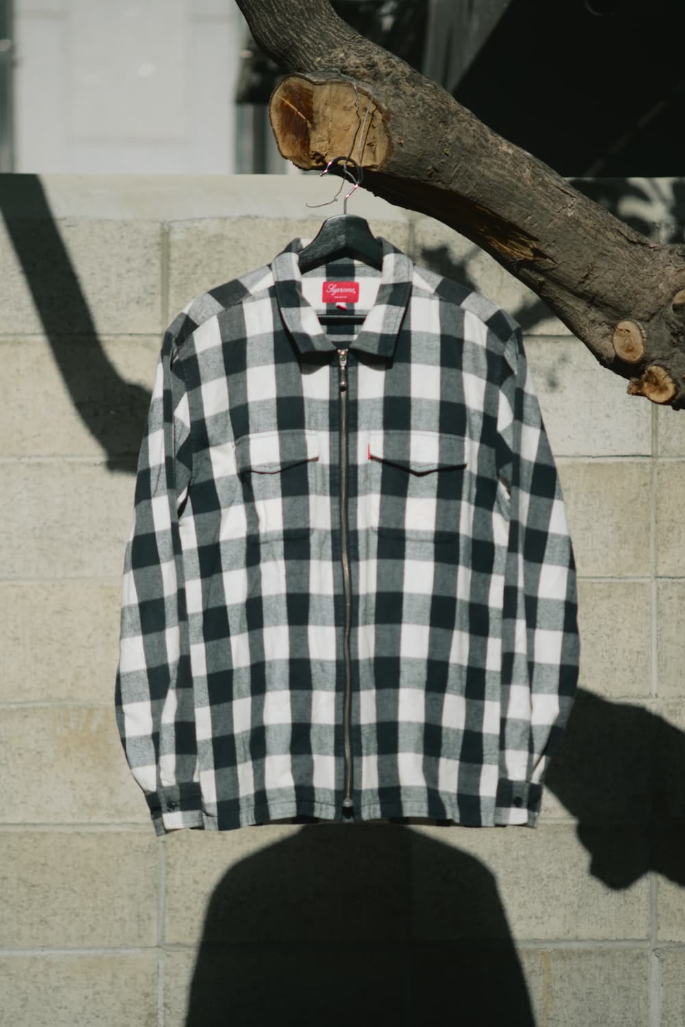 Supreme 16SS Buffalo Flannel ZIP 셔츠 상품이미지1