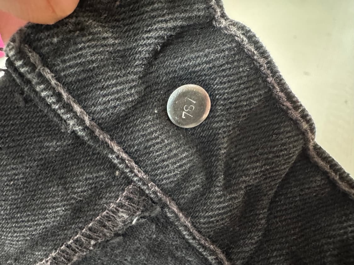 90’s 리바이스 505 흑청 데님 팬츠   상품이미지6