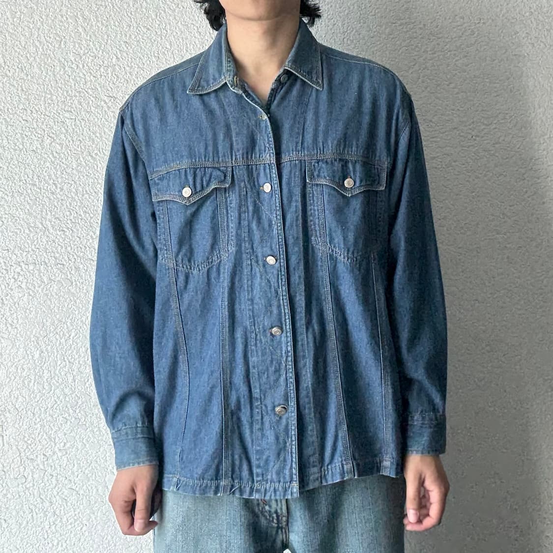 TassFinder Vintage Denim Shirt 상품이미지1