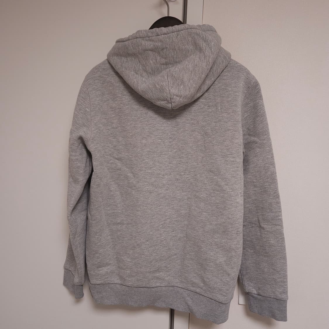 [M] 띠어리 기모 회색 그레이 후드티 상품이미지2