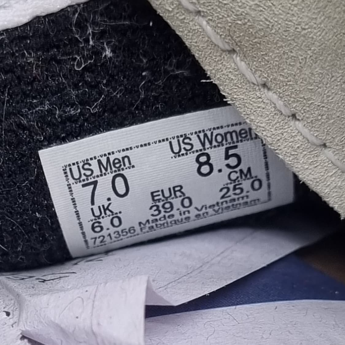 반스 스케이트로우 흰파 스니커즈250  상품이미지6