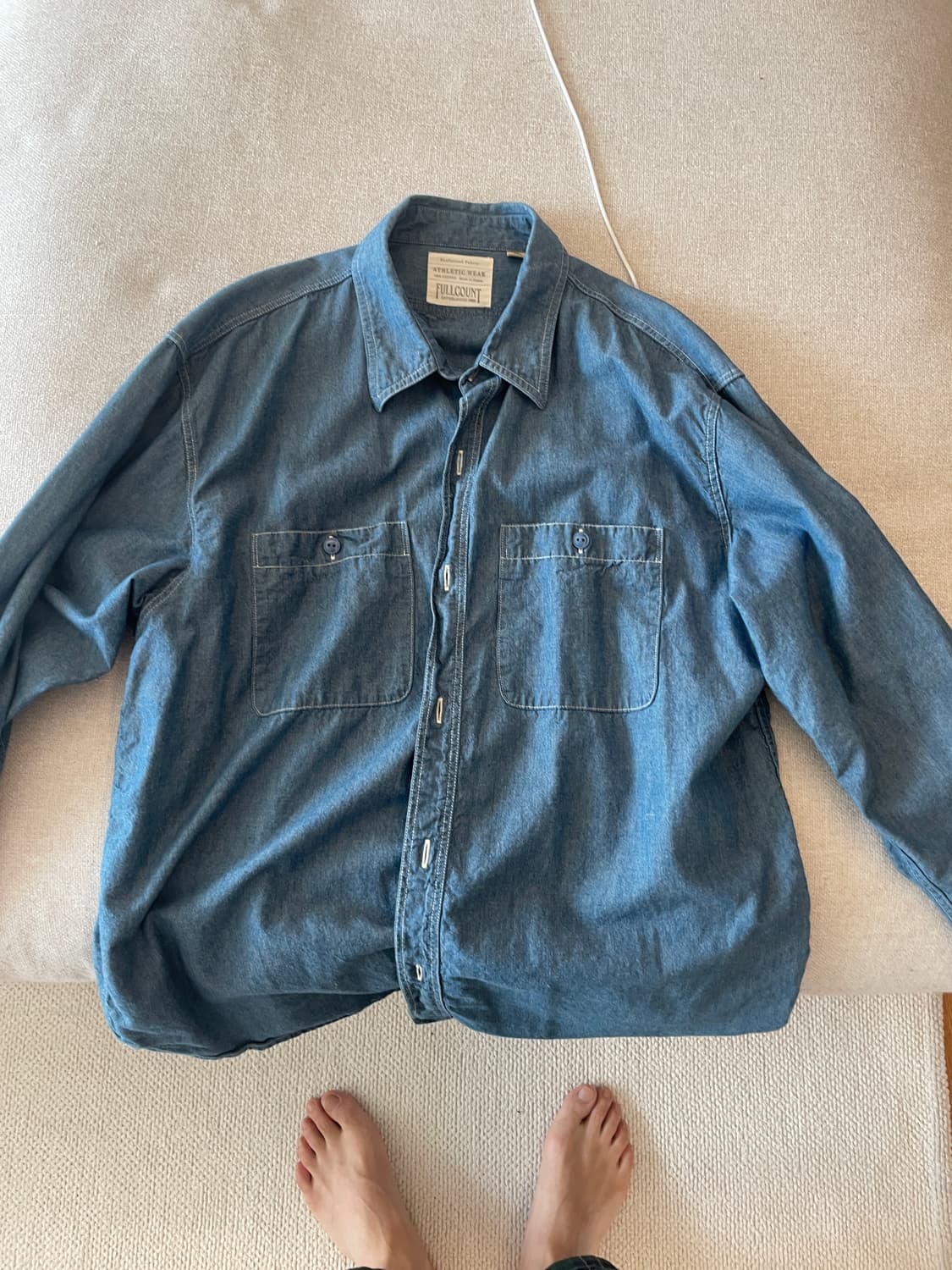 풀카운트 샴브레이 46사이즈 상품이미지2