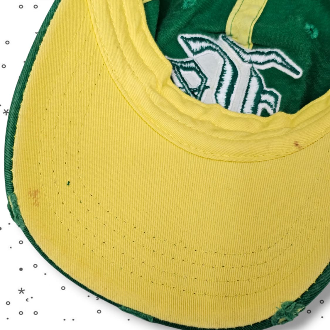  VonDutch 본더치 자수 그린 캡 상품이미지7