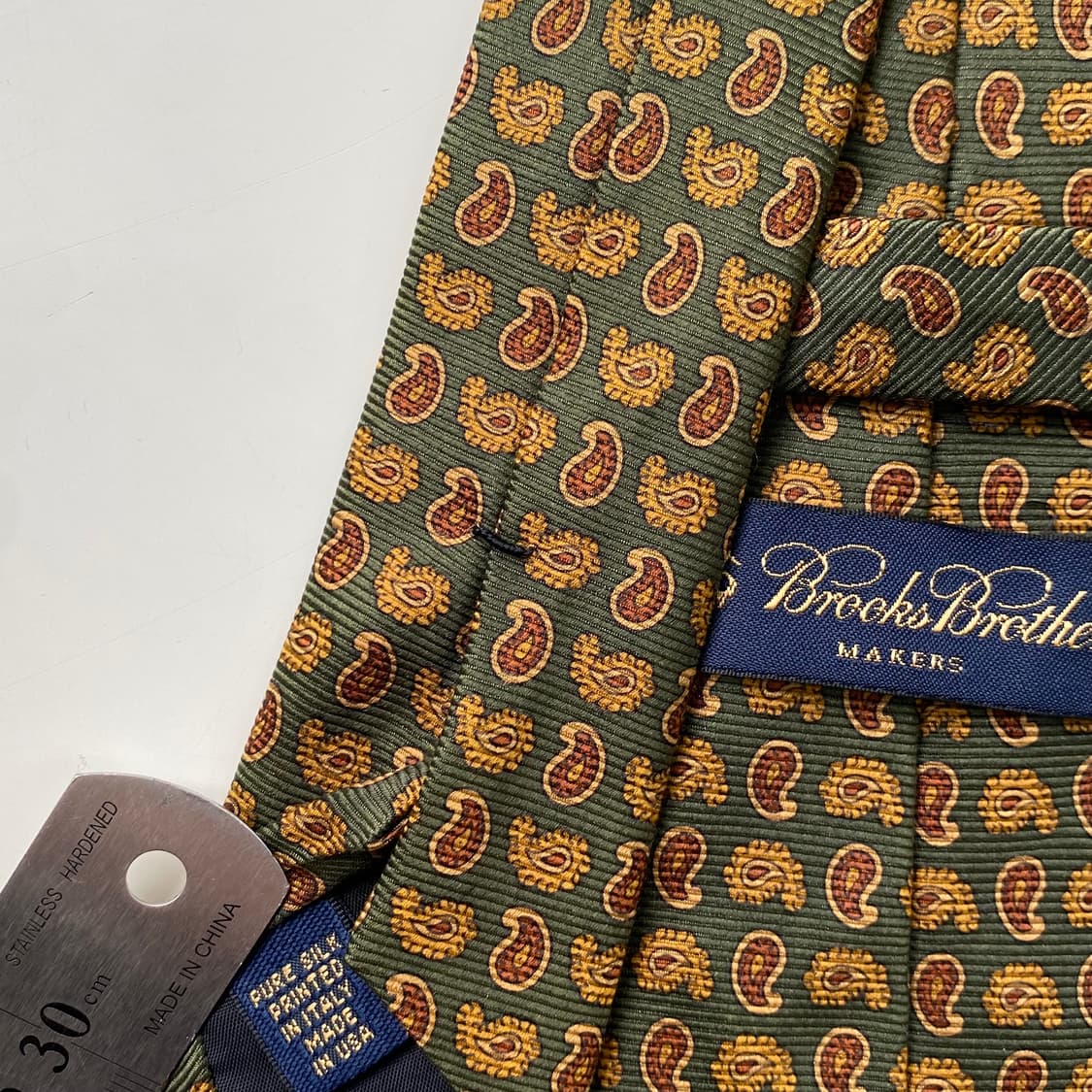 브룩스브라더스 명품 정품 페이즐리 넥타이 상품이미지5