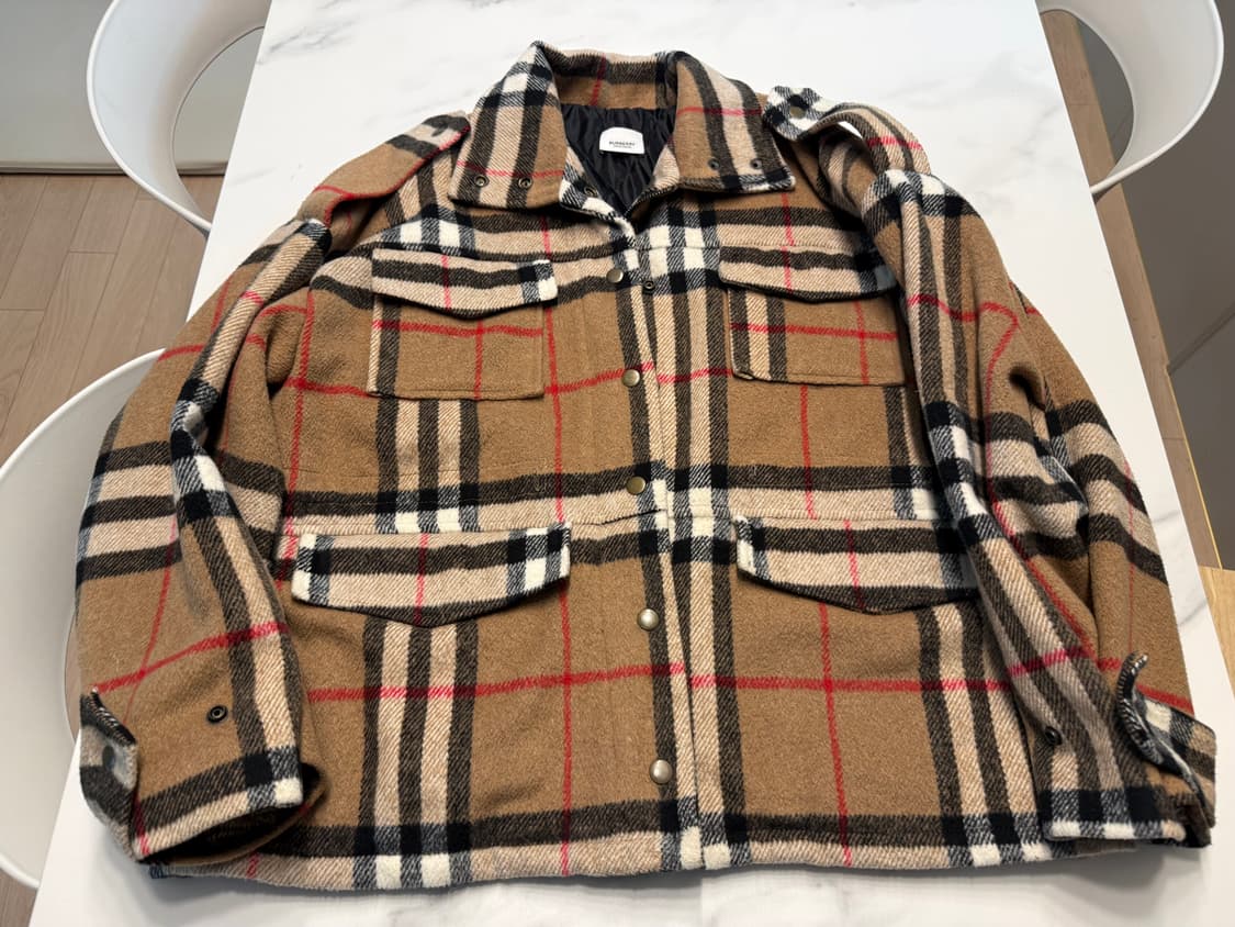 버버리스타일 자켓  상품이미지2