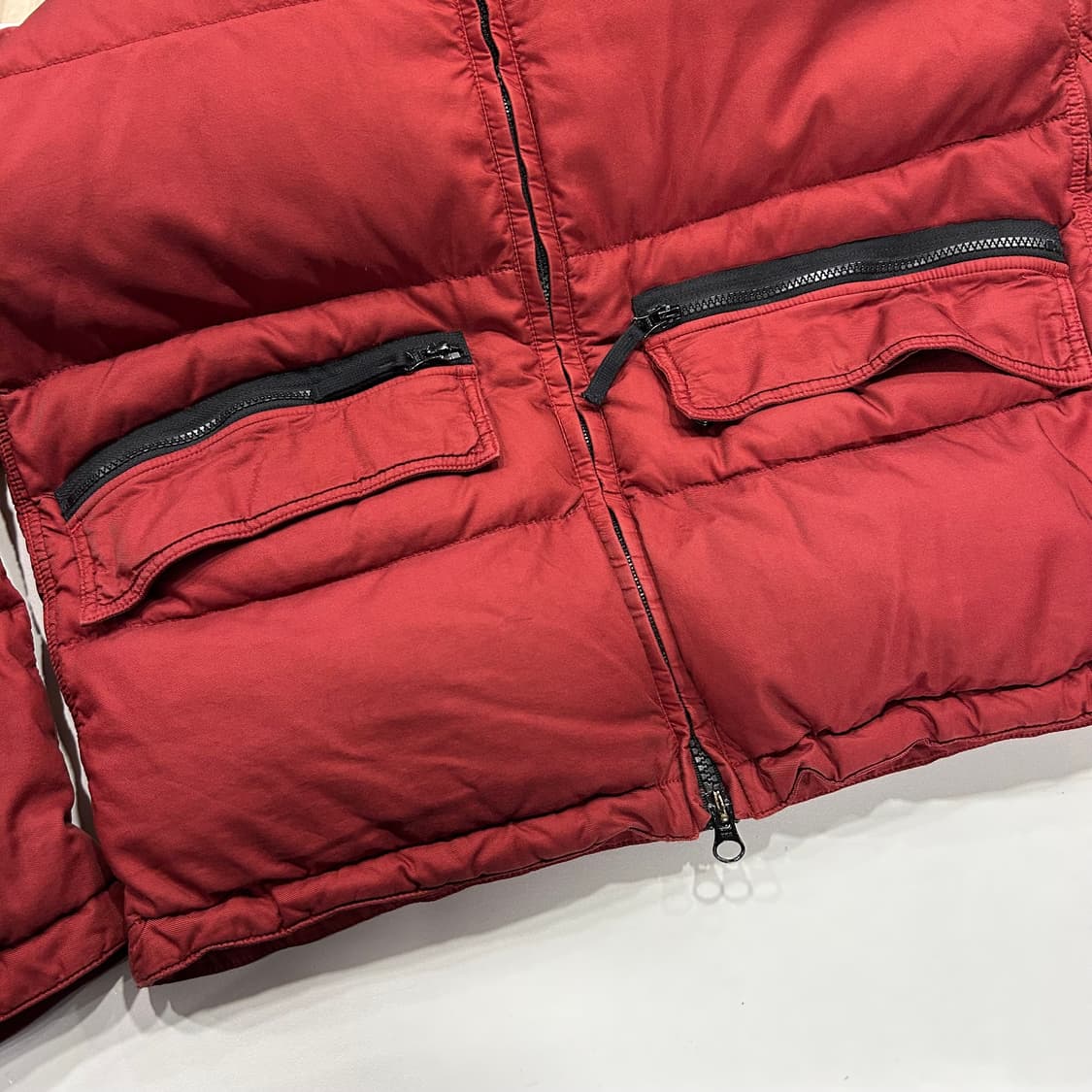 [L] 13ss 스톤아일랜드 thermo 다운 패딩 버건디 A762 상품이미지6