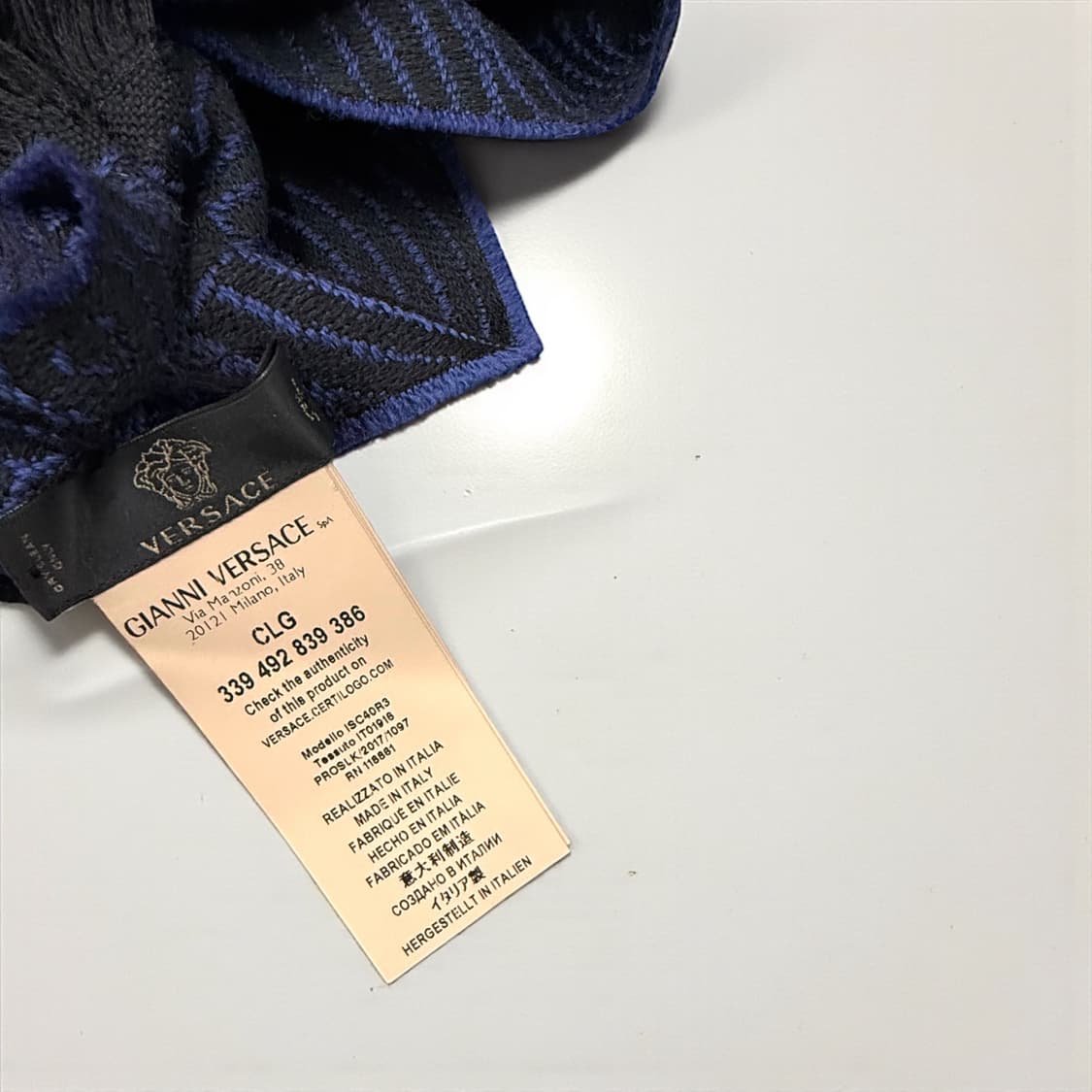 베르사체 돌체 울 머플러 상품이미지8