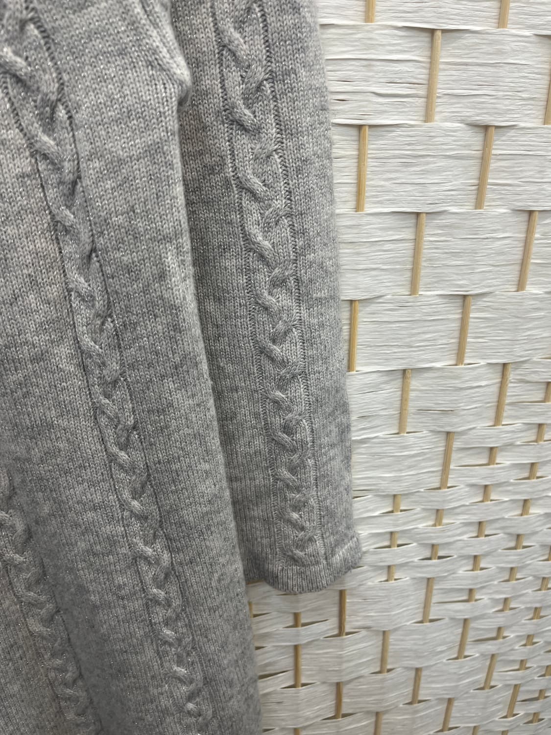 꽈배기 실버 니트 상품이미지3