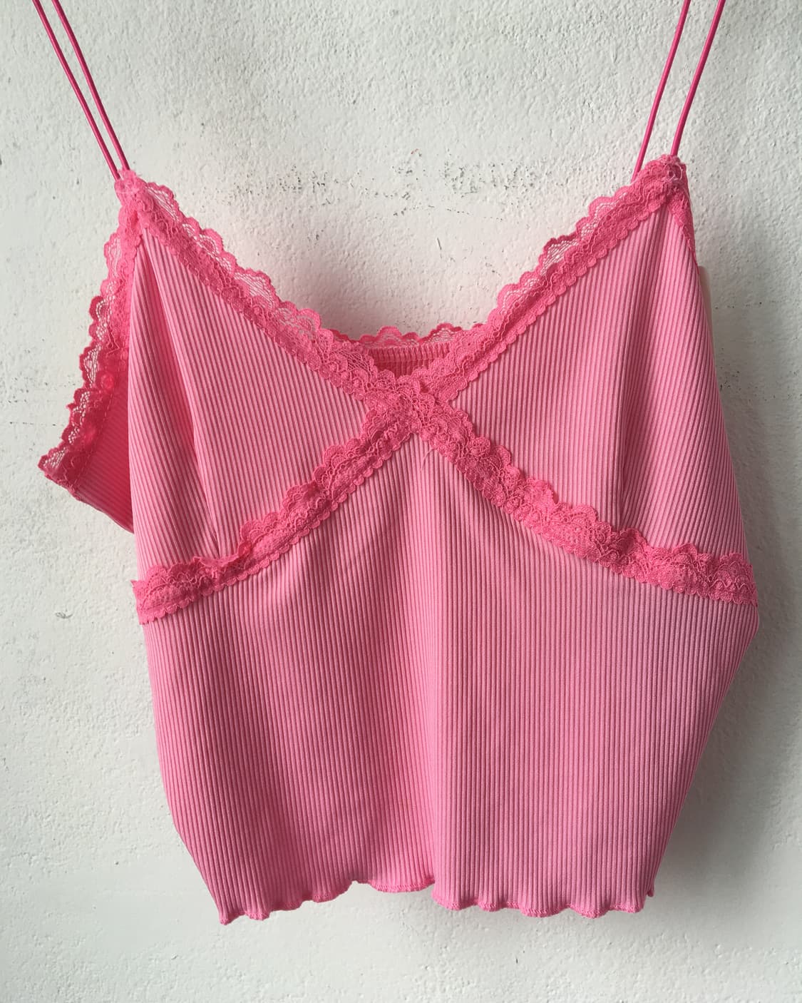 Lace trimming sleeveless 상품이미지3
