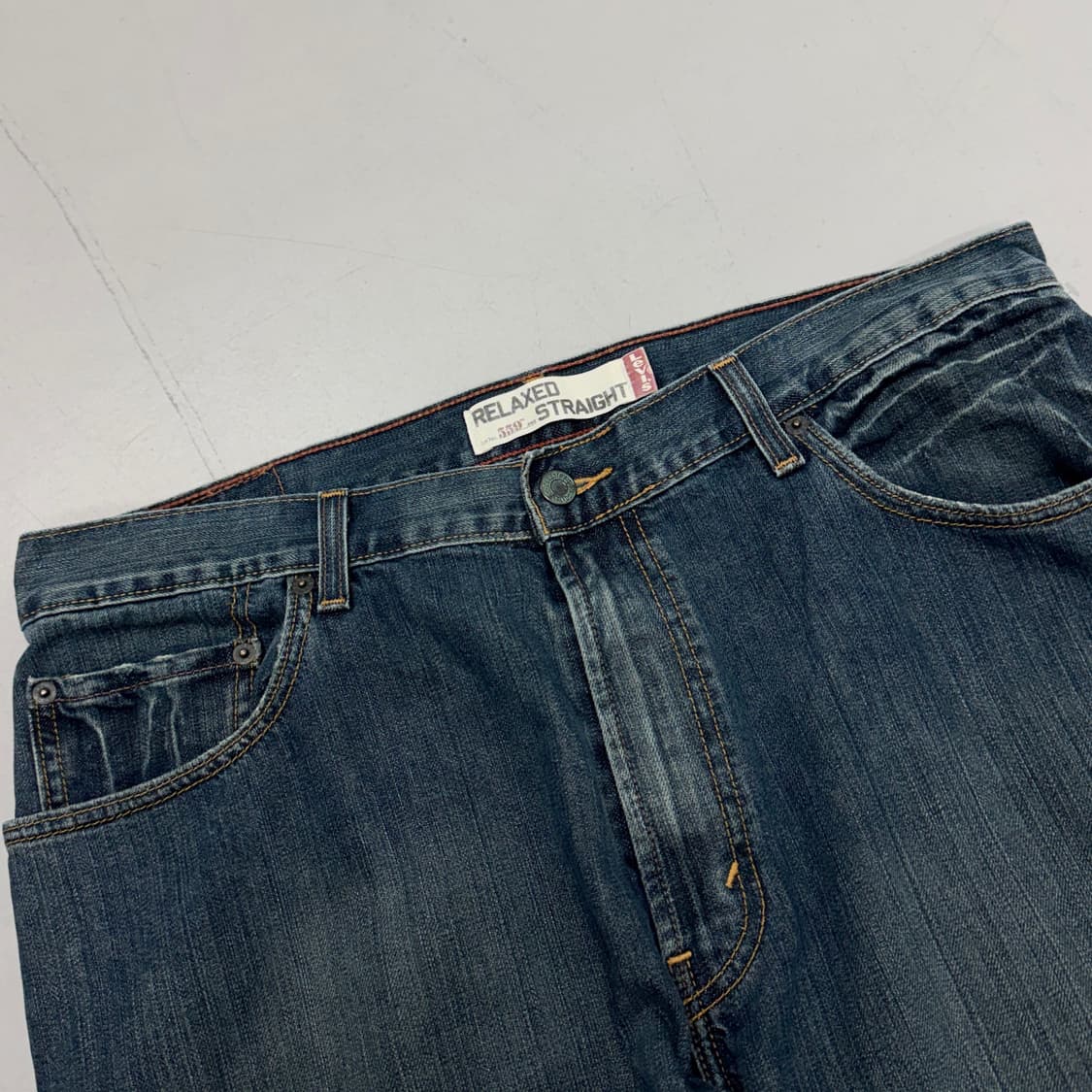 리바이스 00s 559 새깅 워싱 스케이터 와이드 데님팬츠 상품이미지4