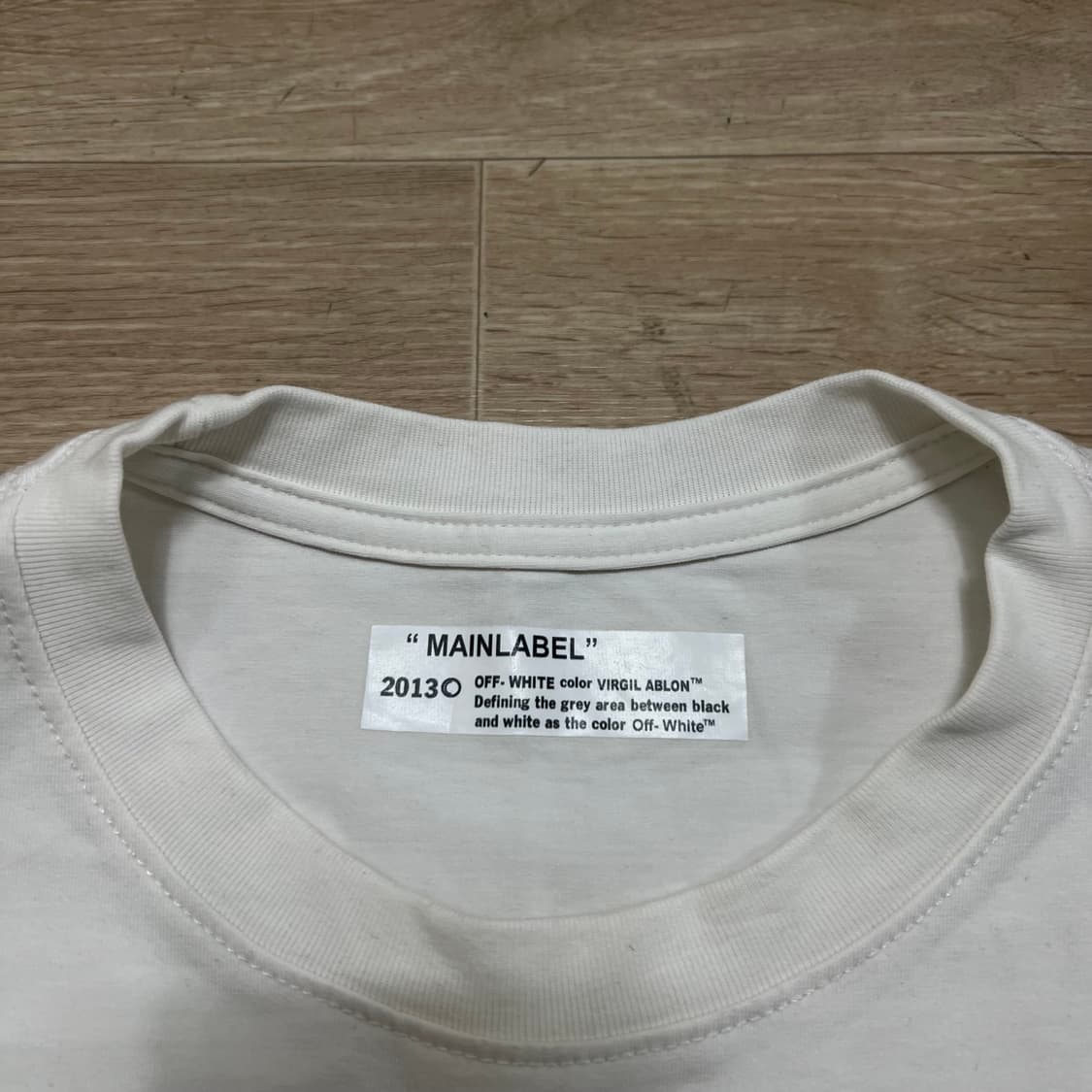 오프화이트 X 슈프림 피너츠 콜라보 반팔 티셔츠 [화이트] S/90 상품이미지5