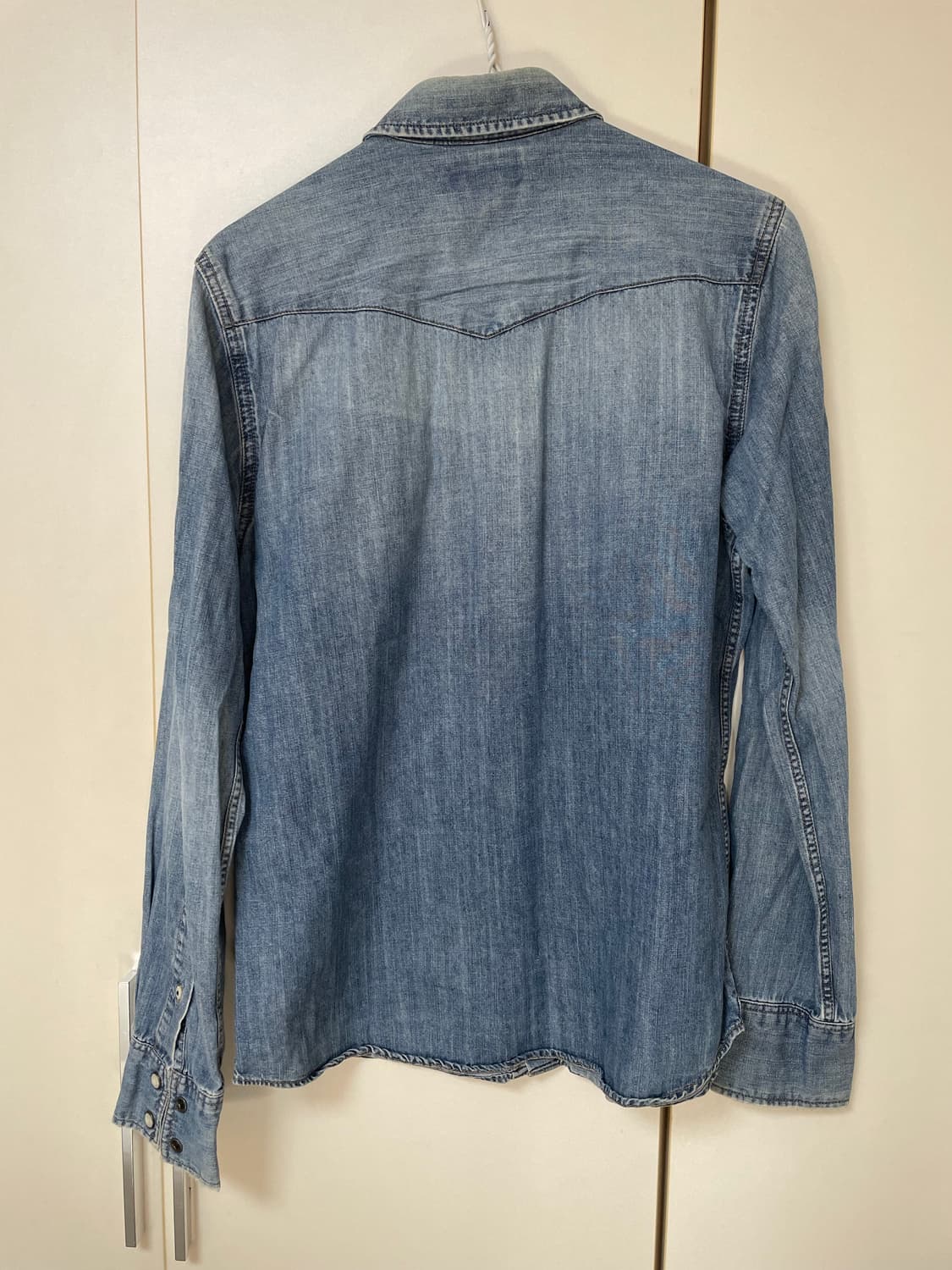 WHO.A.U 데님 셔츠 M 상품이미지3