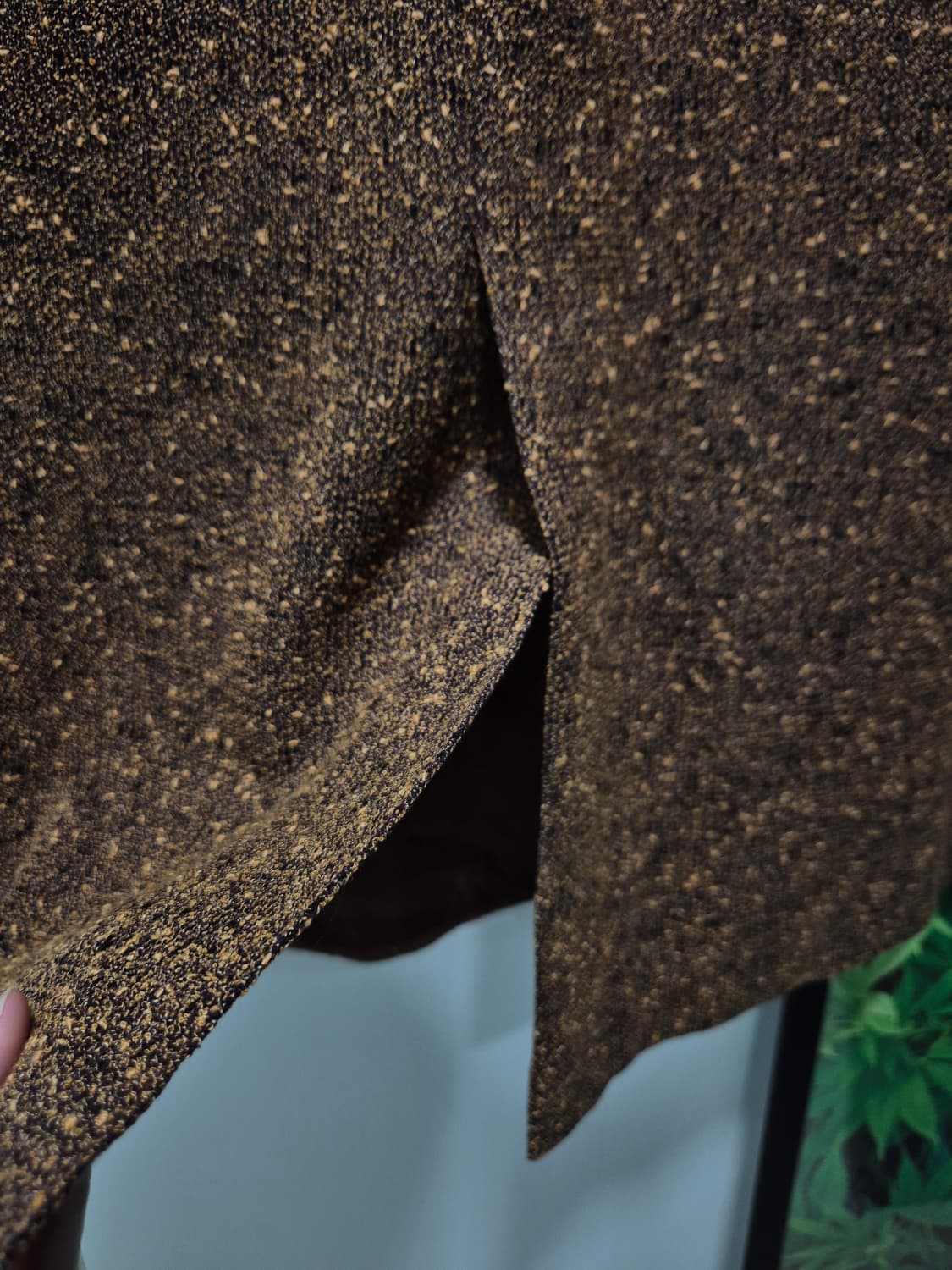 로앙드꽁뜨 브라운 트위드 정장 스커트 셋업 상품이미지10