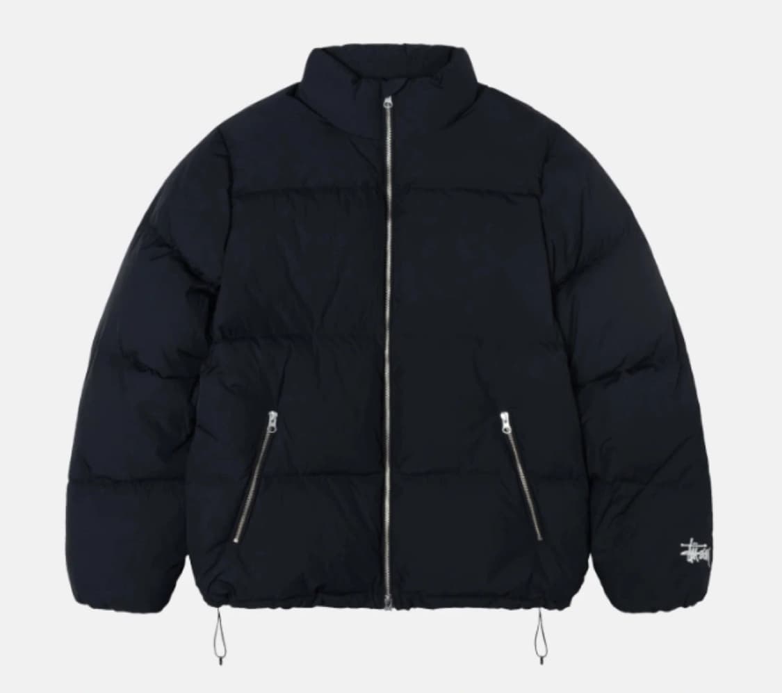 스투시 다운퍼퍼 나일론 블랙 L(105g 상품이미지1