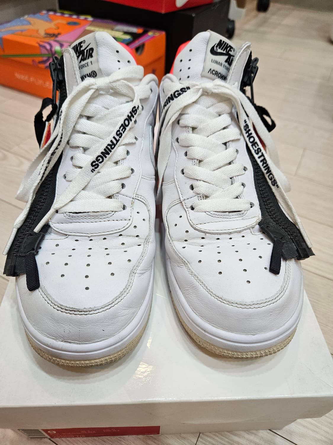 아크로님 x 나이키 포스 크림슨 흰주 270 상품이미지3